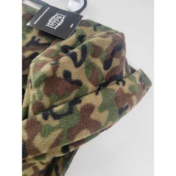 3 Piece unisex Microfleece Beanie Hat, gloves, and scarf Set Cammo - Picture 2 of 3